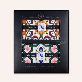 Castelbel Tile Soap Set - Santal Tonka & Green Sencha (200g*2)