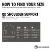 Rehband Shoulder Brace for Men and Women, Adjustable Neoprene Shoulder