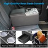Universal Bench Seat Center Console, Center Console Organizer with Fast