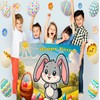 BASHOUT Easter Party Game, Pin The Tail on The Bunny,