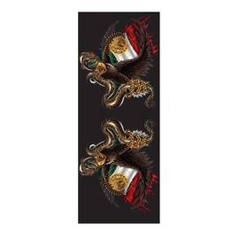 Pilot Automotive LT-44033 2-Piece Set 6" x 8" Decal, Mexican Eagle Snake