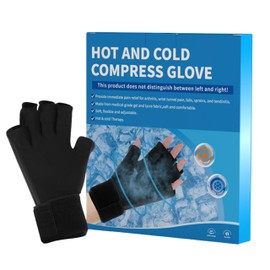 Gel Fist Hand Wrist - Ice Pack Reusable Warm and Cold for Recovery and Rehabilitation - Perfect Adherence to the Body (Fause/Wrist)