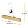 Whitmor GRADE A Natural Wood Slack Hangers (Set of 5)