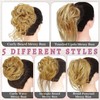 Elvirgel 5 PCS Messy Bun Hair Piece for Women Scrunchies