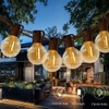 Tomshine 12m/39.37ft E12 Base G40 LED String Light with 25