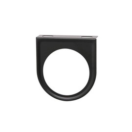 GlowShift Universal Black Single Gauge Mounting Bracket Pod - Fits Any Make/Model - Mounts (1) 2-1/16" (52mm) Gauge Under The Vehicle's Dashboard