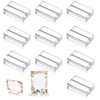 DERJDISF Place Card Holders - Pack of 10 Acrylic Multifunctional