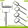 Otoolling 4 Pack Rainwater Downspout Bracket with Strap, Heavy Duty
