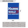 Harris Walz 2024 Garden Flag 28x40 Harris Walz 2024 President
