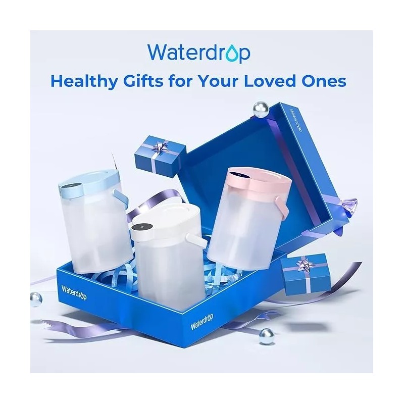 Waterdrop FreshTaste Electric Water Filter Pitcher, Instant Countertop Purifier