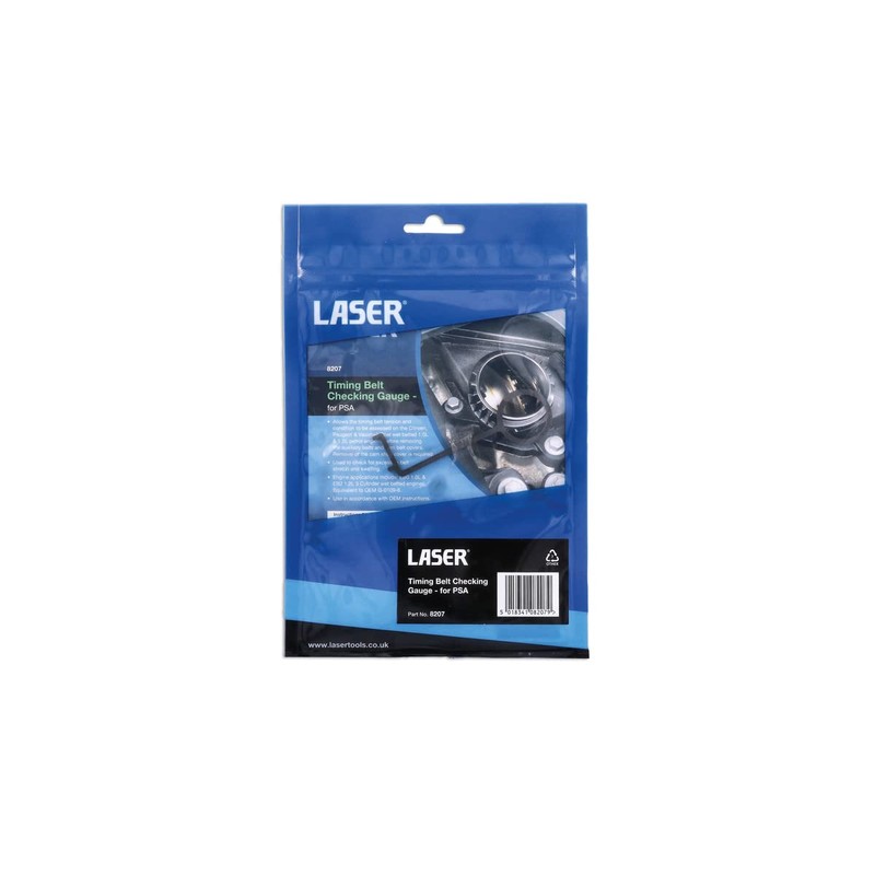 Laser 8207 Timing Belt Checking Gauge - for PSA