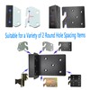 MEICOCO Bed Frame Hardware Bed Post Double Hook Slot Brackets