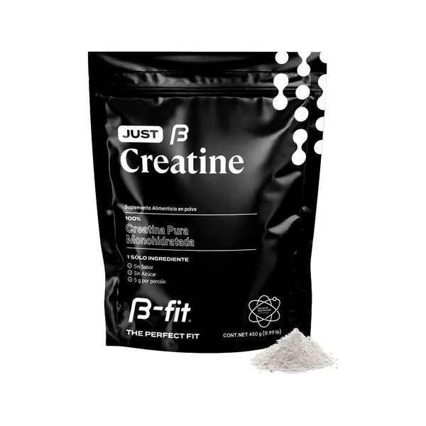 B-FIT B Just Creatine - Creatina Monohidratada Pura en Polvo
