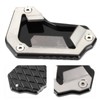 Qiilu Motorcycle Stand Extension Pad Side Stand Magnifier Fit for