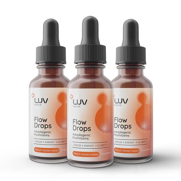 LUV health Flow Drops® – Energy Supplement for Focus, Mental