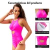 Cloeey Future Traje de Baño para Mujer, Una Pieza, Estilo