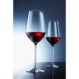 Schott Zwiesel Stemware Fortissimo Collection Tritan Crystal Bordeaux, Red Wine Glass, 22-Ounce, Set of 6