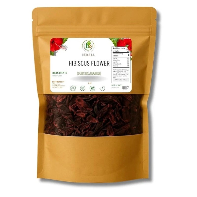 B-Experts Store Flor de Jamaica – 4 oz Dried Hibiscus