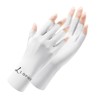 LOPHE UV Gloves Nails, Anti-UV Protection, Fingerless Glove, Skin Care,