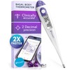 Digital Basal Thermometer, 1/100th Degree High Precision, Quick 60-Sec Reading,