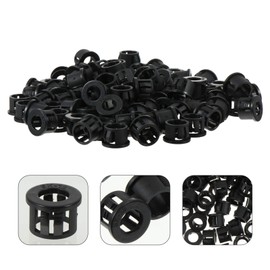 TEHAUX 300pcs Cable Grommet Protector Snap Bushing for Wire Management Edge and Automotive Use Easy to Install Mineral Oil-resistant Versatile Grommets