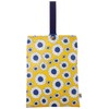 René Dieu Shoe Bag, Yellow, Size: Approx. 7.9 x 11.0