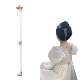EZ PEACH Pearl Hair Ornament, For Old-fashioned Cos, Chinese Style Hair Clip, Comb, Elegance, Tools, Accessories, Ancient Court Style, Bride, Chinese Clothing, Old Fashioned Necklace for Chinese