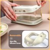 Glass Cheese Grater with Container and Lid, 46OZ Airtight Cheese