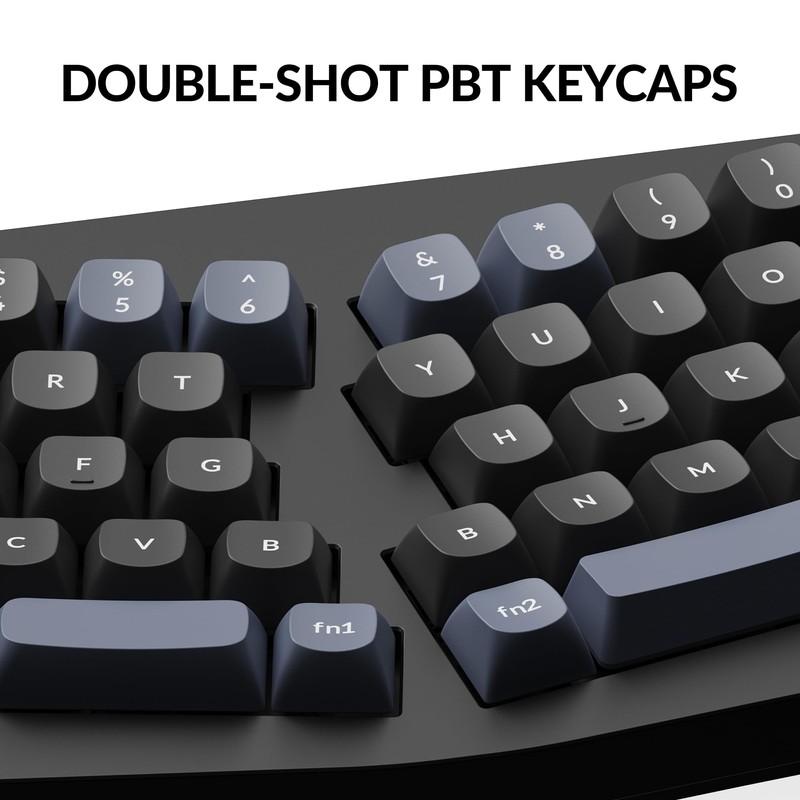 Keychron Q8 Wired Custom Mechanical Keyboard, 65% Alice Layout QMK/VIA