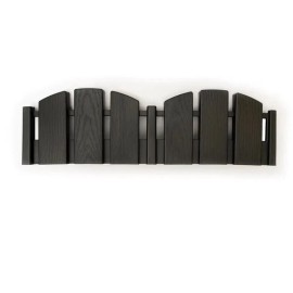 ProFlex Landscape Edging Kit 15' Flexible Decorative Adirondack Plastic Black