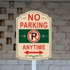 No Parking Anytime Signs 14” x 10”No Parking Signs Rust