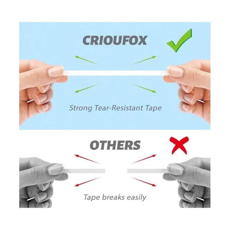 CRIOUFOX Refillable White Out, Retractable White Out Tape, 4 Pcs
