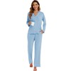 LUBOT Womens Bamboo Viscose Pajamas Set 2PC PJs Set for