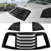 LitMiRaCle Rear & Side Window Louvers Windshield Sunshade Wind Shutter