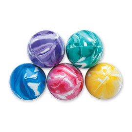 SmileMakers 32mm Colorful Swirl Bouncing Balls - Prizes and Giveaways - 48 per Pack