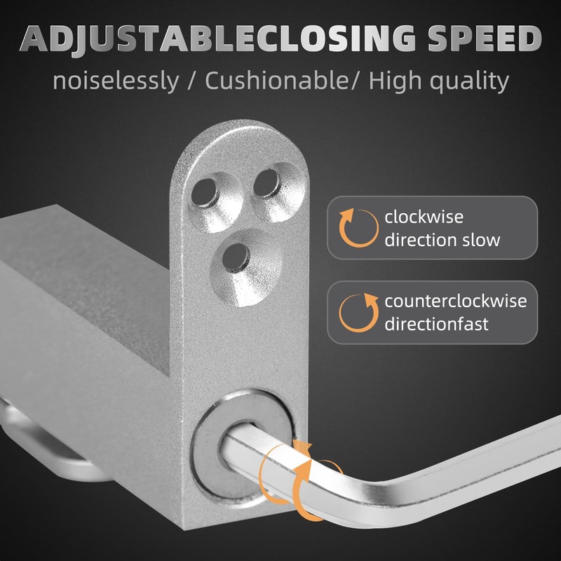 Self Closing Pivot Door Hinge, Heavy Duty Hidden Hinge for