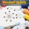 Hocansen 500 PCS Safety Pins 20mm Small Sewing Pins Tiny
