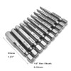 Bestgle 10pcs 5/64-5/16 Magnetic Inner Hexagon Head Screwdriver Bits Set