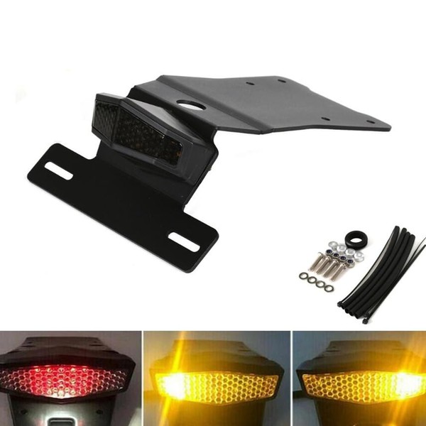 LED Rear Tail Tidy Fender Eliminator Kit License Plate Holder