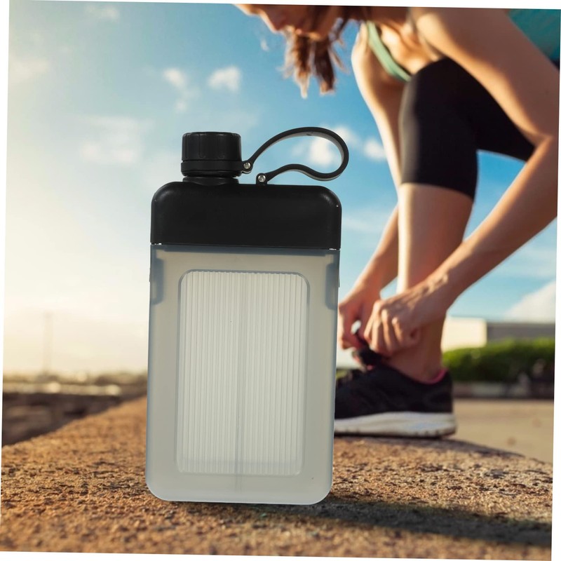 Sosoport Capacity Portable Square Water Flask Outdoor Sports Kettle for