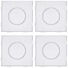 BANCHELLE Fuse Beads Boards Plastic PegBoards Kits Large Square Clear