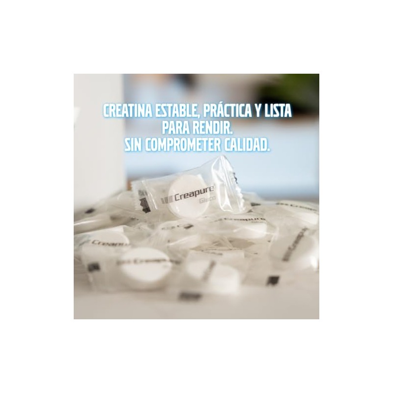 Meta Nutrition Creatine Chews, Creapure, Creatina en Prácticas Tabletas Masticables,