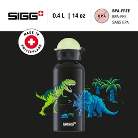 SIGG - Kids Water Bottle - KBT - Made in Switzerland - Leakproof - Lightweight - BPA Free - School & Sports - 14 Oz