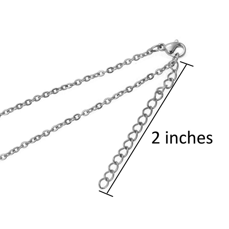 Aoloshow Hannah Name Necklace Dangled Initial Pendant Jewelry Stainless Steel