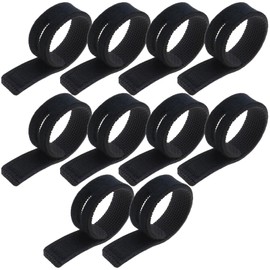 10PCS Fishing Rod Straps for Tieing Fishing Rods Adjustable Stretchy Fishing Rod Bracket Belts Magic Band Fishing Rod Fixed Belt Fishing Tackle Tie Bag Accessories