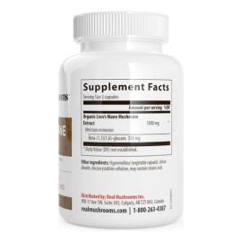 Real Mushrooms Lion's Mane Cognition 120 Capsulas