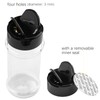 TUZAZO 3 oz Plastic Spice Jars with Shaker Lids and