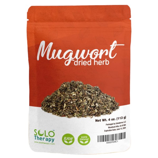 Mugwort Dried Herb | Artemisia Vulgaris c/s | Herbal Tea in Resealable Bag | 4 oz | Product From Croatia | Packaged In The USA (4 oz)