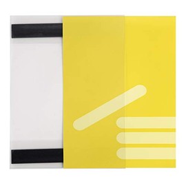 Zeigis® DIN A5 Transparent Pockets in Portrait Format, Magnetic - Zeigis® / Information Pocket / Sign Holder / Poster Pocket / Magnetic Pocket / Sheet Holder / Information Frame / Insert Pocket /