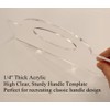 Oval Grip Charcuterie Board Handle Template,Oval Grip Handle Acrylic Router